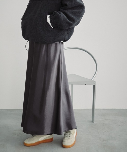 Auntie Rosa Holiday(アンティローザホリデー)の「ヴィンテージサテンフレアスカート(スカート・レディース・ブラック/グリーン/ブラウン/グレー・FREE)」の19枚目の写真