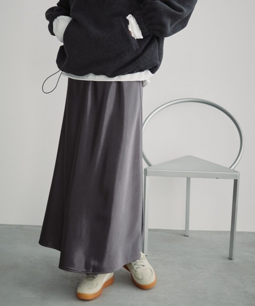 Auntie Rosa Holiday(アンティローザホリデー)の「ヴィンテージサテンフレアスカート(スカート・レディース・ブラック/グリーン/ブラウン/グレー・FREE)」の17枚目の写真