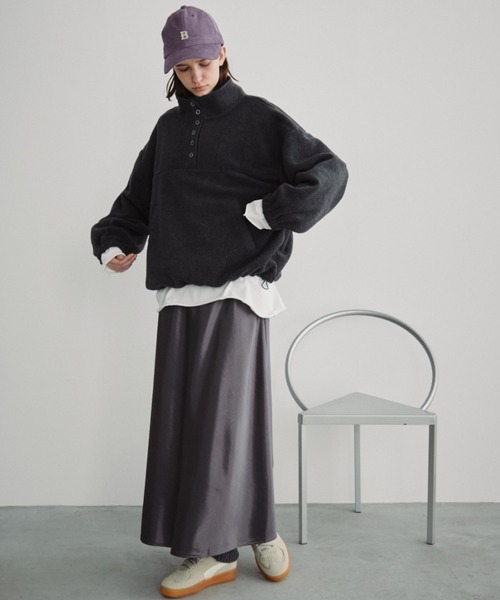 Auntie Rosa Holiday(アンティローザホリデー)の「ヴィンテージサテンフレアスカート(スカート・レディース・ブラック/グリーン/ブラウン/グレー・FREE)」の22枚目の写真