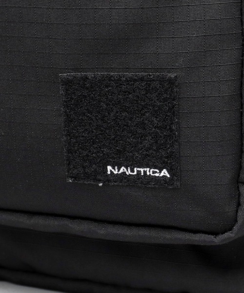 NAUTICA(ノーティカ)の「8ポケット 大容量 ミリタリー デイパック バックパック ミニポーチ付き A4・PC収納対応(バックパック/リュック・メンズ・ブラック・FREE)」の5枚目の写真
