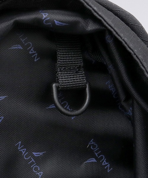 NAUTICA(ノーティカ)の「8ポケット 大容量 ミリタリー デイパック バックパック ミニポーチ付き A4・PC収納対応(バックパック/リュック・メンズ・ブラック・FREE)」の13枚目の写真
