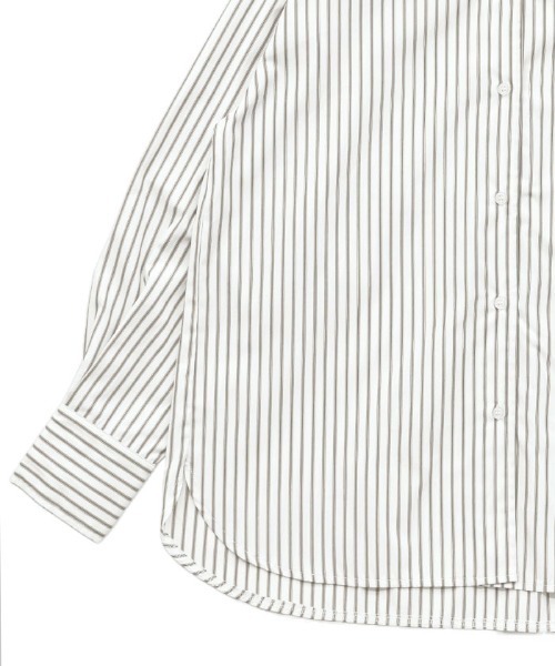 select MOCA Et（セレクトモカエト）の「【Et】2Way Striped Oversized Blouse（シャツ/ブラウス・レディース・ブルー/ベージュ・FREE）」の17枚目の写真