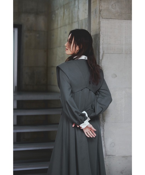 niana（ニアナ）の「レイヤードシャツワンピース 2点セット スーツ ビスチェ レディース フォーマル セレモニー 入学式 卒業式 成人式 七五三 お宮参り ママ（スーツスカート・レディース・チャコール/ブラック/ブルーグレー・S/M）」の21枚目の写真