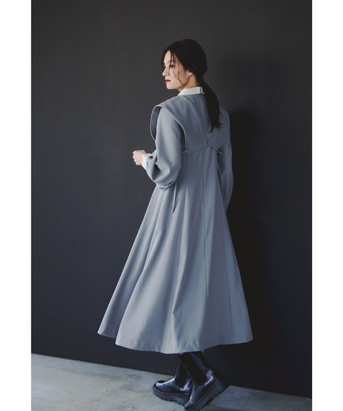 niana（ニアナ）の「レイヤードシャツワンピース 2点セット スーツ ビスチェ レディース フォーマル セレモニー 入学式 卒業式 成人式 七五三 お宮参り ママ（スーツスカート・レディース・チャコール/ブラック/ブルーグレー・S/M）」の13枚目の写真