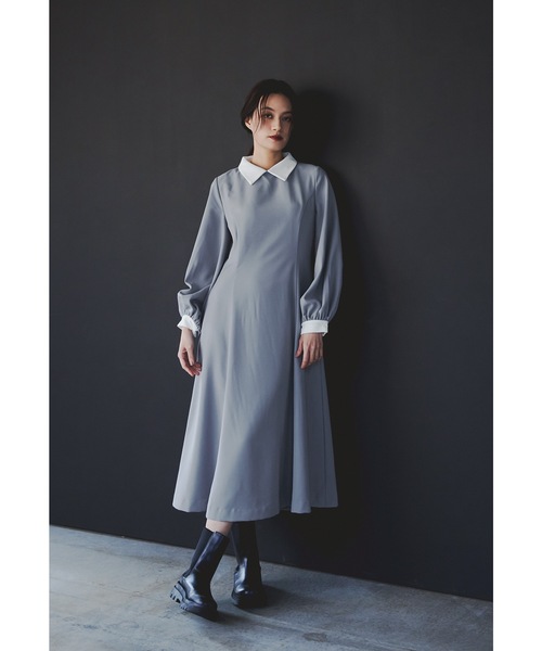 niana（ニアナ）の「レイヤードシャツワンピース 2点セット スーツ ビスチェ レディース フォーマル セレモニー 入学式 卒業式 成人式 七五三 お宮参り ママ（スーツスカート・レディース・チャコール/ブラック/ブルーグレー・S/M）」の16枚目の写真