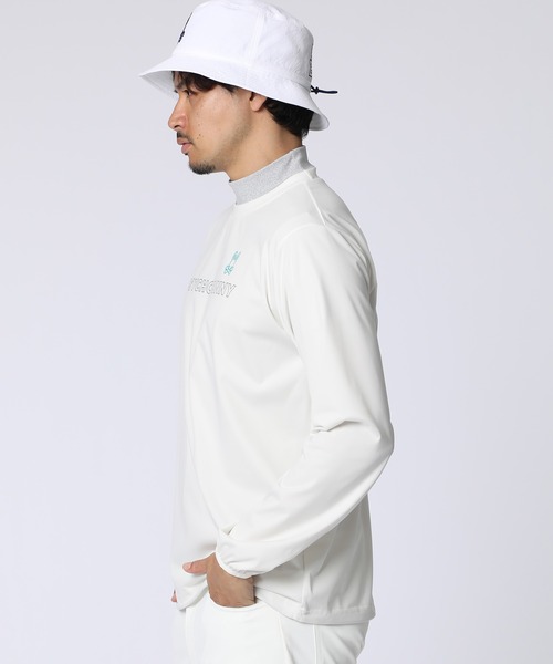 Psycho Bunny（サイコバニー）の「[GOLF]フェイクレイヤード ライトスニードジャック（ブルゾン・メンズ・ホワイト/ブラック・X-LARGE/LARGE/MEDIUM）」の3枚目の写真