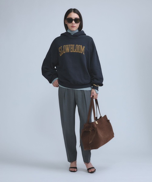 Chaos（カオス）の「Chaos(カオス)/ ラニールタックパンツ（スラックス・レディース・トップグレー/ネイビー・36/38）」の3枚目の写真