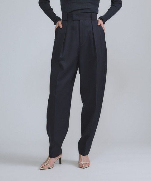 Chaos（カオス）の「Chaos(カオス)/ ラニールタックパンツ（スラックス・レディース・トップグレー/ネイビー・36/38）」の16枚目の写真