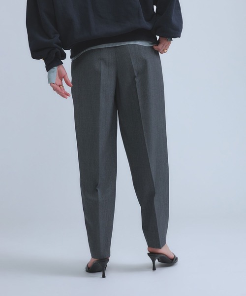 Chaos（カオス）の「Chaos(カオス)/ ラニールタックパンツ（スラックス・レディース・トップグレー/ネイビー・36/38）」の9枚目の写真