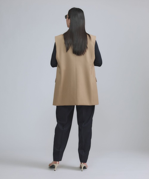 Chaos（カオス）の「Chaos(カオス)/ ラニールタックパンツ（スラックス・レディース・トップグレー/ネイビー・36/38）」の15枚目の写真