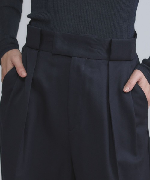 Chaos（カオス）の「Chaos(カオス)/ ラニールタックパンツ（スラックス・レディース・トップグレー/ネイビー・36/38）」の20枚目の写真