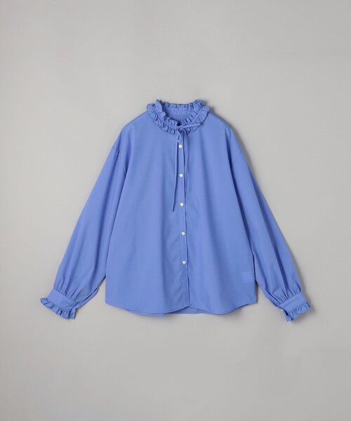 coen(コーエン)の「【イージーケア】フリルネックシャツ(シャツ/ブラウス・レディース・その他1/オフホワイト/ライトブルー/その他3・L/M)」の17枚目の写真