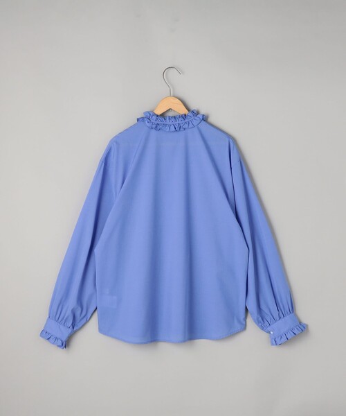 coen(コーエン)の「【イージーケア】フリルネックシャツ(シャツ/ブラウス・レディース・その他1/オフホワイト/ライトブルー/その他3・L/M)」の16枚目の写真