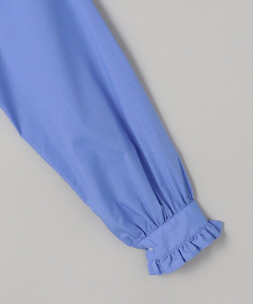 coen(コーエン)の「【イージーケア】フリルネックシャツ(シャツ/ブラウス・レディース・その他1/オフホワイト/ライトブルー/その他3・L/M)」の14枚目の写真