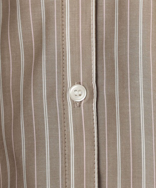 coen(コーエン)の「【イージーケア】フリルネックシャツ(シャツ/ブラウス・レディース・その他1/オフホワイト/ライトブルー/その他3・L/M)」の8枚目の写真