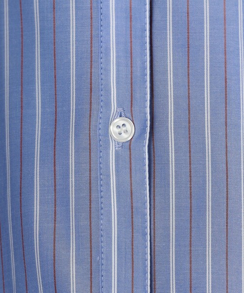 coen(コーエン)の「【イージーケア】フリルネックシャツ(シャツ/ブラウス・レディース・その他1/オフホワイト/ライトブルー/その他3・L/M)」の6枚目の写真