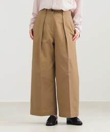 Demi-Luxe BEAMS | タック チノ ワイドパンツ(チノパンツ)