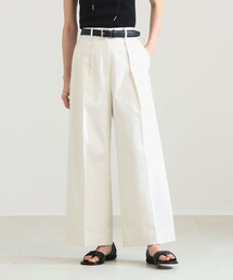 Demi-Luxe BEAMS | タック チノ ワイドパンツ(チノパンツ)