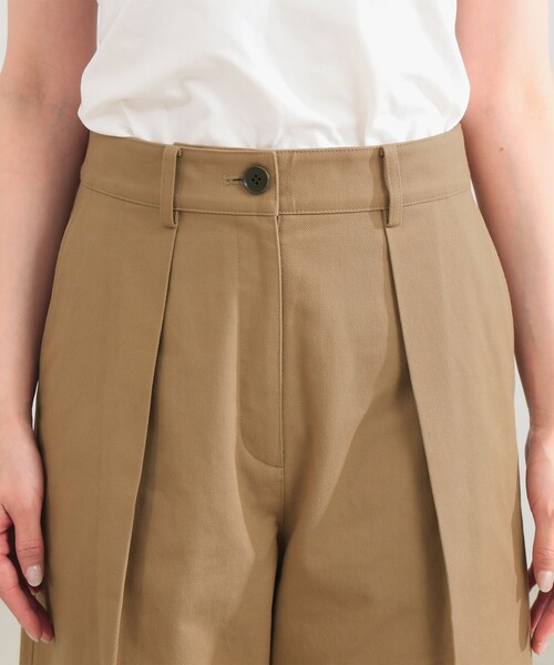 Demi-Luxe BEAMS(デミルクス ビームス)の「タック チノ ワイドパンツ(チノパンツ・レディース・オフホワイト/ベージュ・36/38)」の22枚目の写真