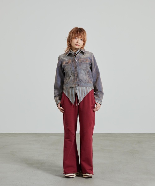 JORDAN BRAND（ジョーダンブランド）の「ジョーダン フライト フリース ウィメンズ フレア パンツ / Jordan Flight Fleece Women's Flared Pants IF1025-677 Team Red（スウェットパンツ・レディース・レッド・L/M/XS/S/XL）」の11枚目の写真