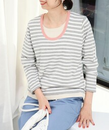 NOLLEY’S | レイヤード風ニットプルオーバー(ニット/セーター)