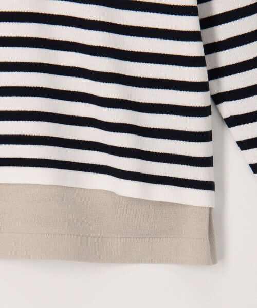 NOLLEY’S（ノーリーズ）の「レイヤード風ニットプルオーバー（ニット/セーター・レディース・グレー系その他/ホワイト系その他・38）」の22枚目の写真