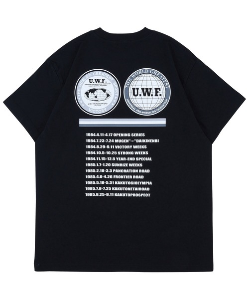 MEDICOM TOY(メディコムトイ)の「MLE U.W.F. T-SHIRTS VICTORY(Tシャツ/カットソー・メンズ・ブラック/ホワイト・MEDIUM/LARGE/X-LARGE)」の4枚目の写真