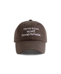 RAINBOWBOWL（レインボーボール）の「ラブマイセルフ ボールキャップ チョコブラウン（キャップ）」