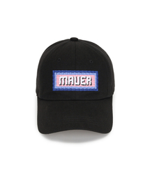MAUER（マウアー）の「MAUER EMBROIDED CAP 01_BK（キャップ）」