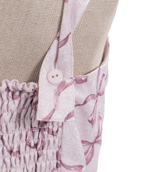 リボン柄ドールジャンスカ（ジャンパースカート）｜axes femme