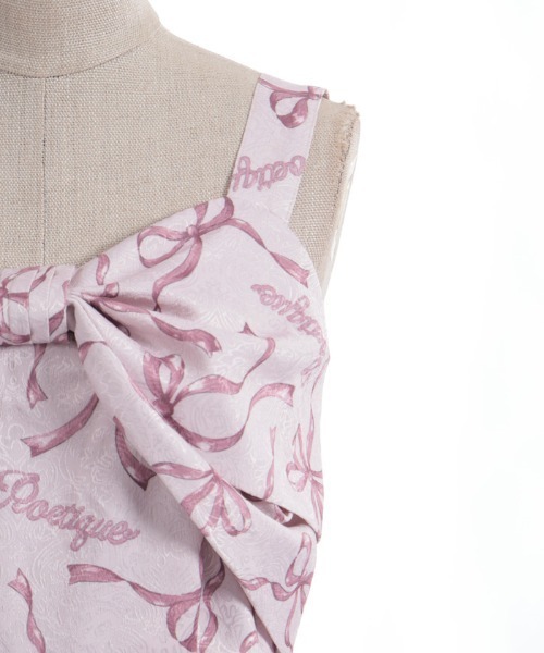 リボン柄ドールジャンスカ（ジャンパースカート）｜axes femme