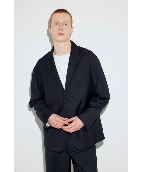 AZUL by moussy(アズールバイマウジー)の「【セットアップ対応】テーラードジャケット 春服 秋服(テーラードジャケット・メンズ・ブラック/ダークネイビー・SMALL/LARGE/MEDIUM)」の5枚目の写真