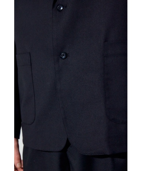 AZUL by moussy(アズールバイマウジー)の「【セットアップ対応】テーラードジャケット 春服 秋服(テーラードジャケット・メンズ・ブラック/ダークネイビー・SMALL/LARGE/MEDIUM)」の12枚目の写真