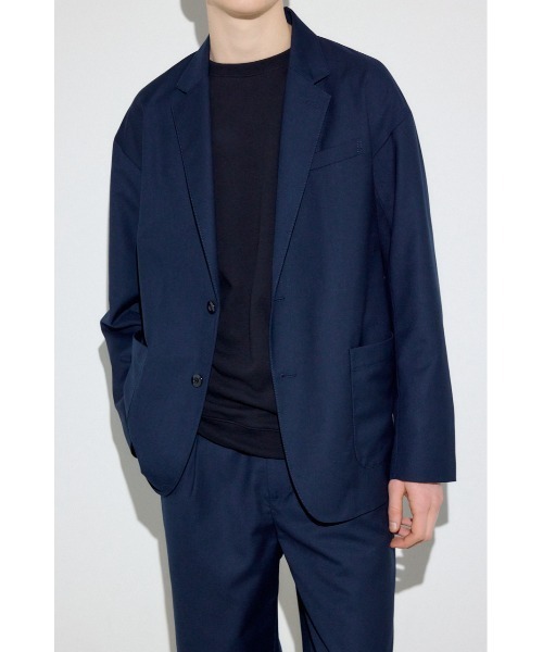 AZUL by moussy(アズールバイマウジー)の「【セットアップ対応】テーラードジャケット 春服 秋服(テーラードジャケット・メンズ・ブラック/ダークネイビー・SMALL/LARGE/MEDIUM)」の17枚目の写真