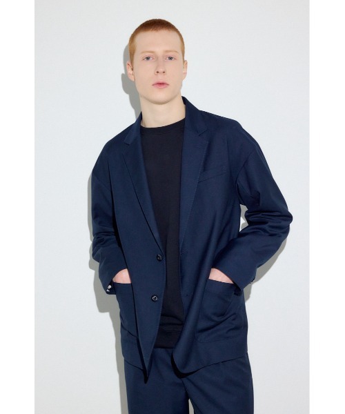 AZUL by moussy(アズールバイマウジー)の「【セットアップ対応】テーラードジャケット 春服 秋服(テーラードジャケット・メンズ・ブラック/ダークネイビー・SMALL/LARGE/MEDIUM)」の19枚目の写真