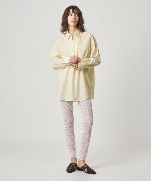 Steven Alan(スティーブンアラン)の「<Steven Alan>コットン スキッパー シャツ(シャツ/ブラウス・レディース・オフホワイト/コバルトブルー/ダークグレー・M/S)」の8枚目の写真