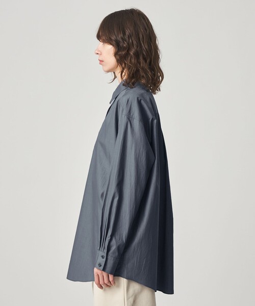 Steven Alan(スティーブンアラン)の「<Steven Alan>コットン スキッパー シャツ(シャツ/ブラウス・レディース・オフホワイト/コバルトブルー/ダークグレー・M/S)」の11枚目の写真