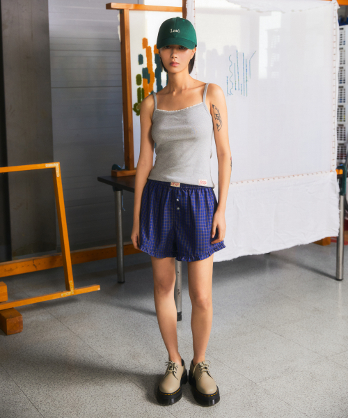 LMCの「WM レース ベーシック ノースリーブ トップ ヘザーグレー(Tシャツ/カットソー・レディース・その他・ONE SIZE)」の3枚目の写真