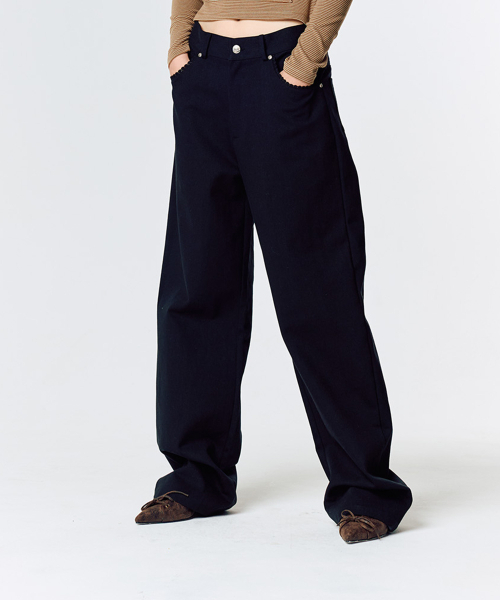 LARTIGENT(ラーティゼン)の「L15 COTTON PANTS(BLACK)(その他パンツ・レディース・その他・FREE)」の2枚目の写真