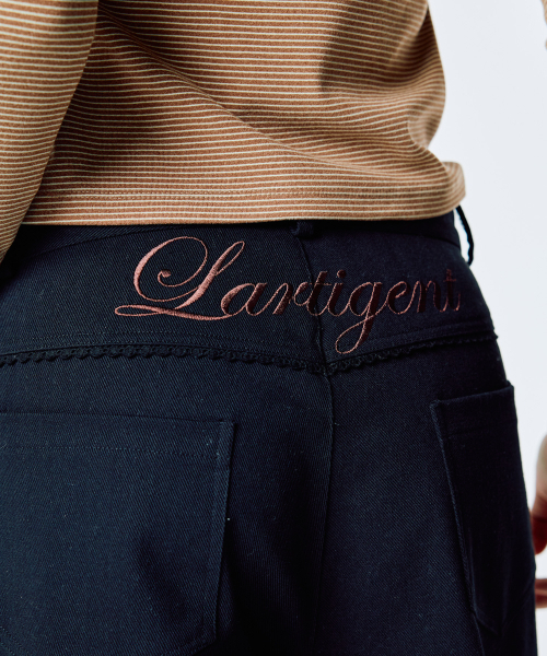 LARTIGENT(ラーティゼン)の「L15 COTTON PANTS(BLACK)(その他パンツ・レディース・その他・FREE)」の4枚目の写真