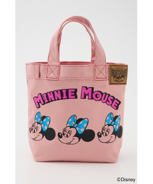 RODEO CROWNS WIDE BOWL（ロデオクラウンズワイドボウル）の「(Disney) リメイクライクトートバッグ（トートバッグ・レディース・ブラック/ライトピンク/オフホワイト/ブルー・FREE）」の4枚目の写真