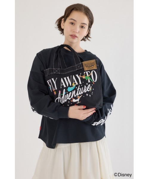 RODEO CROWNS WIDE BOWL（ロデオクラウンズワイドボウル）の「(Disney) リメイクライクトートバッグ（トートバッグ・レディース・ブラック/ライトピンク/オフホワイト/ブルー・FREE）」の14枚目の写真