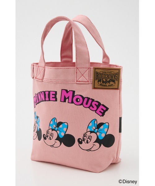 RODEO CROWNS WIDE BOWL（ロデオクラウンズワイドボウル）の「(Disney) リメイクライクトートバッグ（トートバッグ・レディース・ブラック/ライトピンク/オフホワイト/ブルー・FREE）」の21枚目の写真
