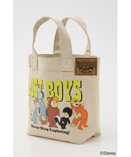 RODEO CROWNS WIDE BOWL（ロデオクラウンズワイドボウル）の「(Disney) リメイクライクトートバッグ（トートバッグ・レディース・ブラック/ライトピンク/オフホワイト/ブルー・FREE）」の5枚目の写真