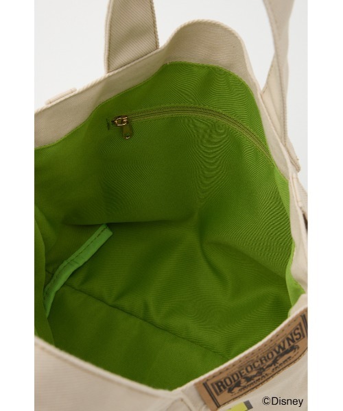 RODEO CROWNS WIDE BOWL（ロデオクラウンズワイドボウル）の「(Disney) リメイクライクトートバッグ（トートバッグ・レディース・ブラック/ライトピンク/オフホワイト/ブルー・FREE）」の8枚目の写真
