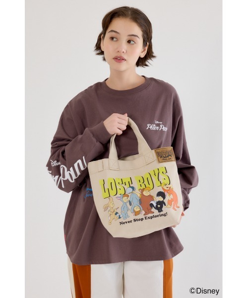 RODEO CROWNS WIDE BOWL（ロデオクラウンズワイドボウル）の「(Disney) リメイクライクトートバッグ（トートバッグ・レディース・ブラック/ライトピンク/オフホワイト/ブルー・FREE）」の9枚目の写真