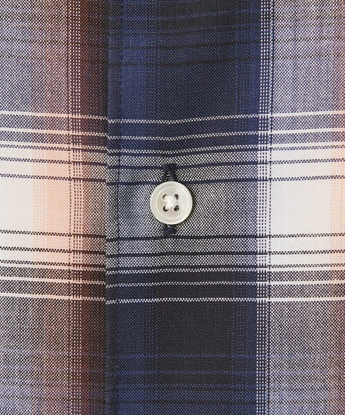 BEAUTY&YOUTH UNITED ARROWS（ビューティーアンドユースユナイテッドアローズ）の「尾州 TW オンブレ チェック レギュラー シャツ GRANDE TAPERD型 ウォッシャブル MADE IN JAPAN（シャツ/ブラウス・メンズ・ネイビー/グレー系・S/M/XL/L）」の17枚目の写真