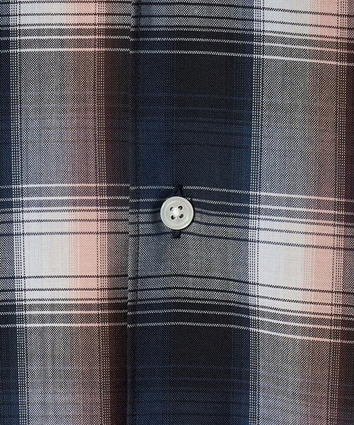 BEAUTY&YOUTH UNITED ARROWS（ビューティーアンドユースユナイテッドアローズ）の「尾州 TW オンブレ チェック レギュラー シャツ GRANDE TAPERD型 ウォッシャブル MADE IN JAPAN（シャツ/ブラウス・メンズ・ネイビー/グレー系・S/M/XL/L）」の22枚目の写真
