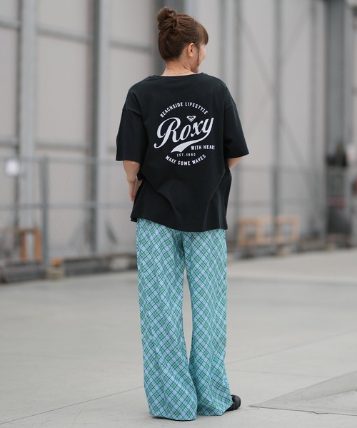 ROXY(ロキシー)の「ROXY/ロキシー 半袖 Tシャツ バックプリント ドロップショルダー RST261076(Tシャツ/カットソー・レディース・グレー/ブラック/ホワイト・S/M)」の14枚目の写真
