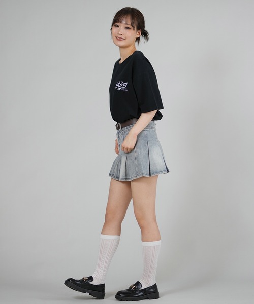ROXY(ロキシー)の「ROXY/ロキシー 半袖 Tシャツ バックプリント ドロップショルダー RST261076(Tシャツ/カットソー・レディース・グレー/ブラック/ホワイト・S/M)」の17枚目の写真